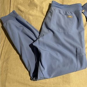 Figs little blue jogger bottoms